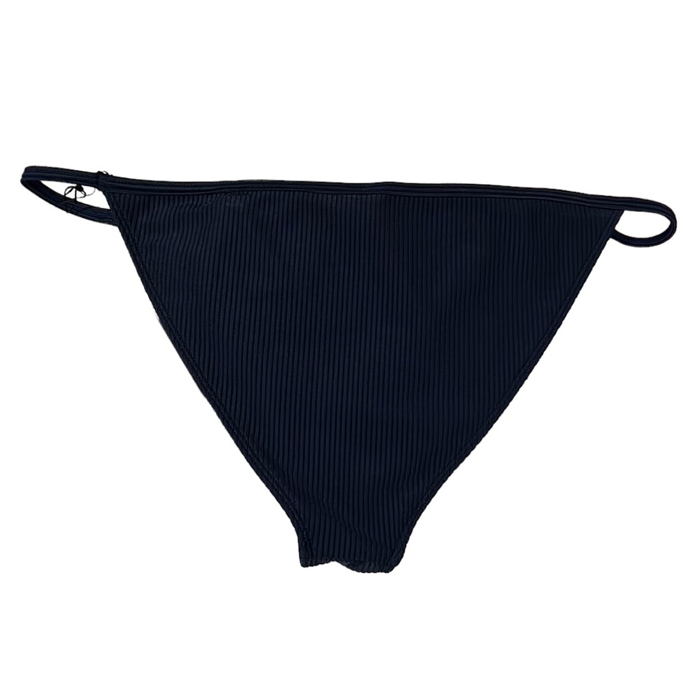 Revolve x Lovewave navy blue ribbed Angie bikini bottoms NWT, size large - Picture 4 of 12